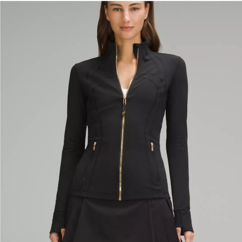 LULULEMON New Define Jacket Nulu - Black & Gold